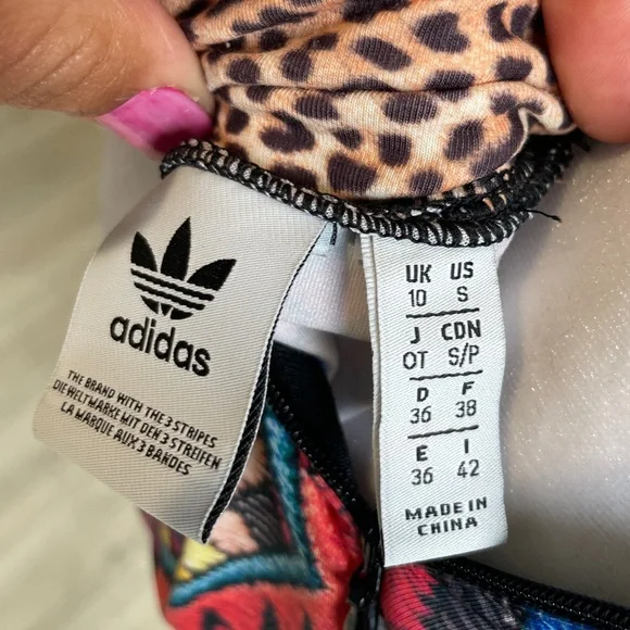 adidas originals mixed print bodysuit - Picture 7 of 8